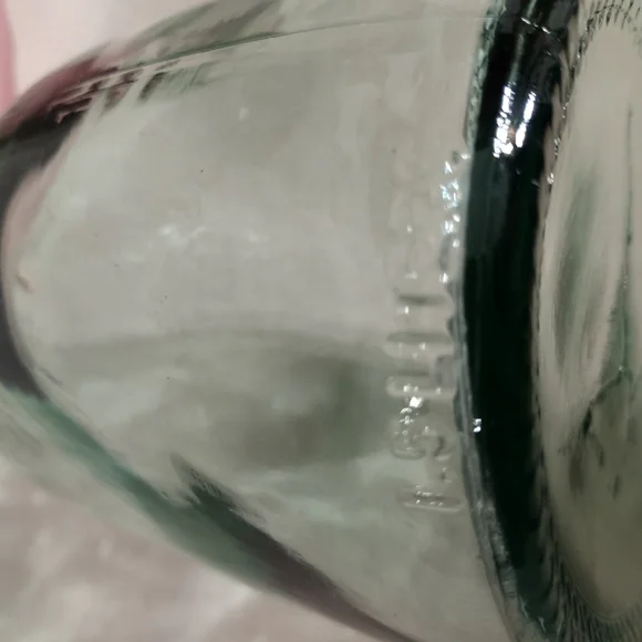 VTG Paul Masson Aqua Green Glass Bottle Embossed Since 1852 - Picture 4 of 9